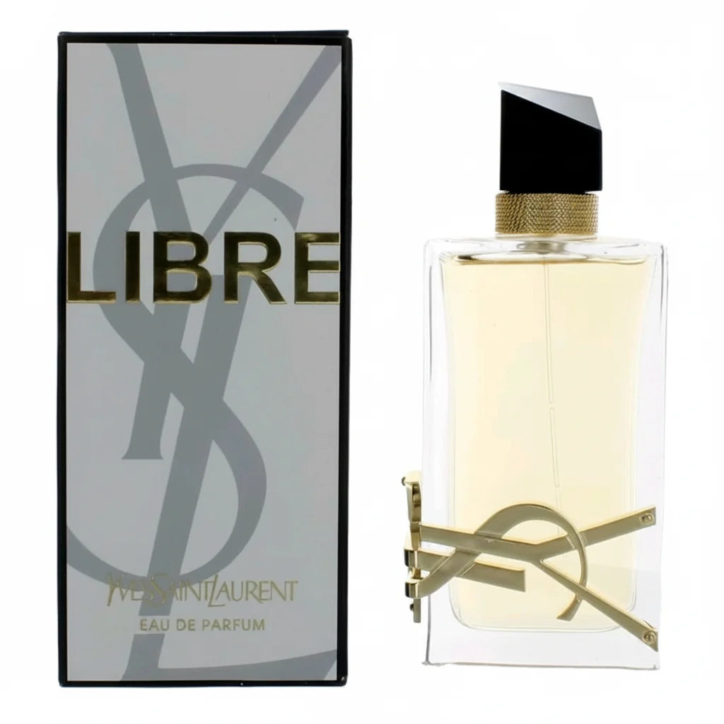 YSL Libre perfume bottle and packaging on a white background