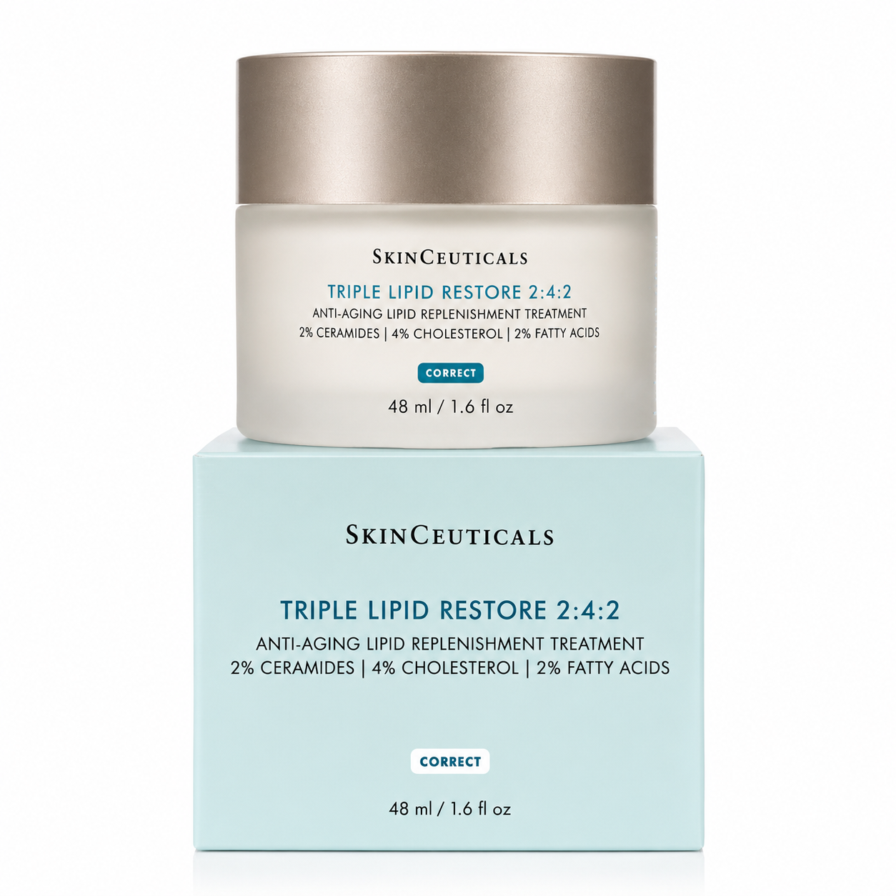 SkinCeuticals Triple Lipid Restore 2:4:2 skincare product on a white background