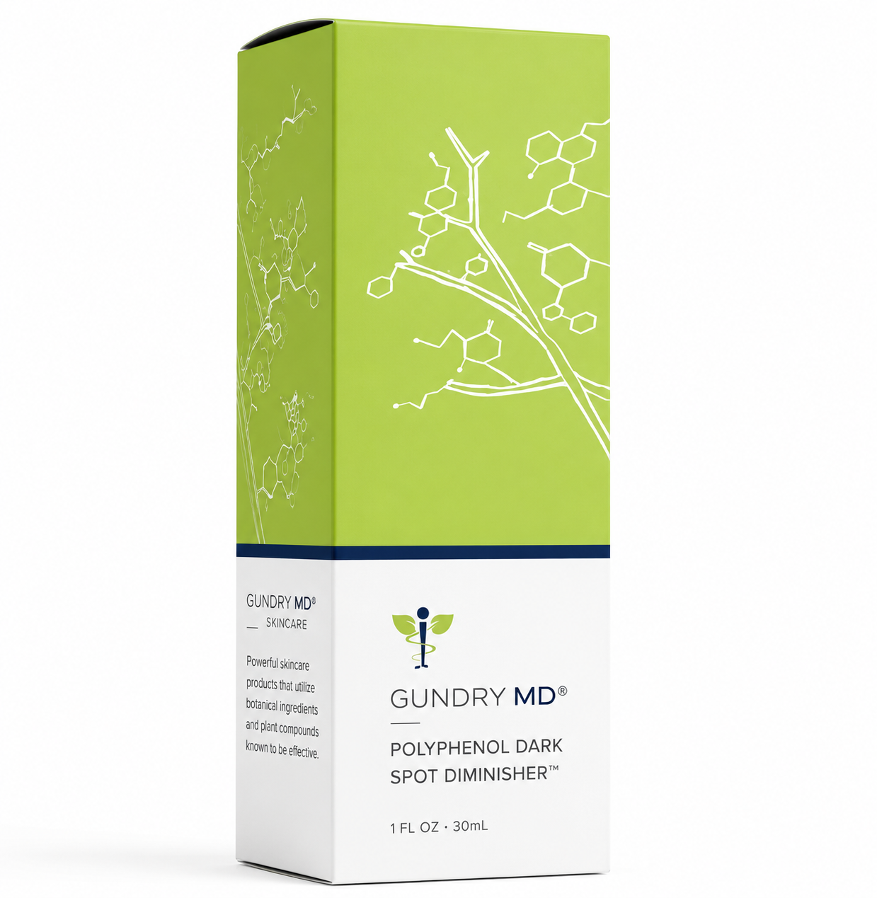 Gundry MD Polyphenol Dark Spot Diminisher packaging on a white background